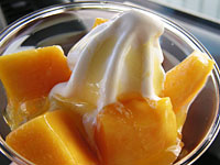 アップルマンゴーパフェ